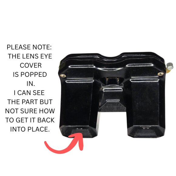 Vintage 1950s Sawyer’s Model C ViewMaster Black Bakelite Stereoscope - Picture 4 of 6